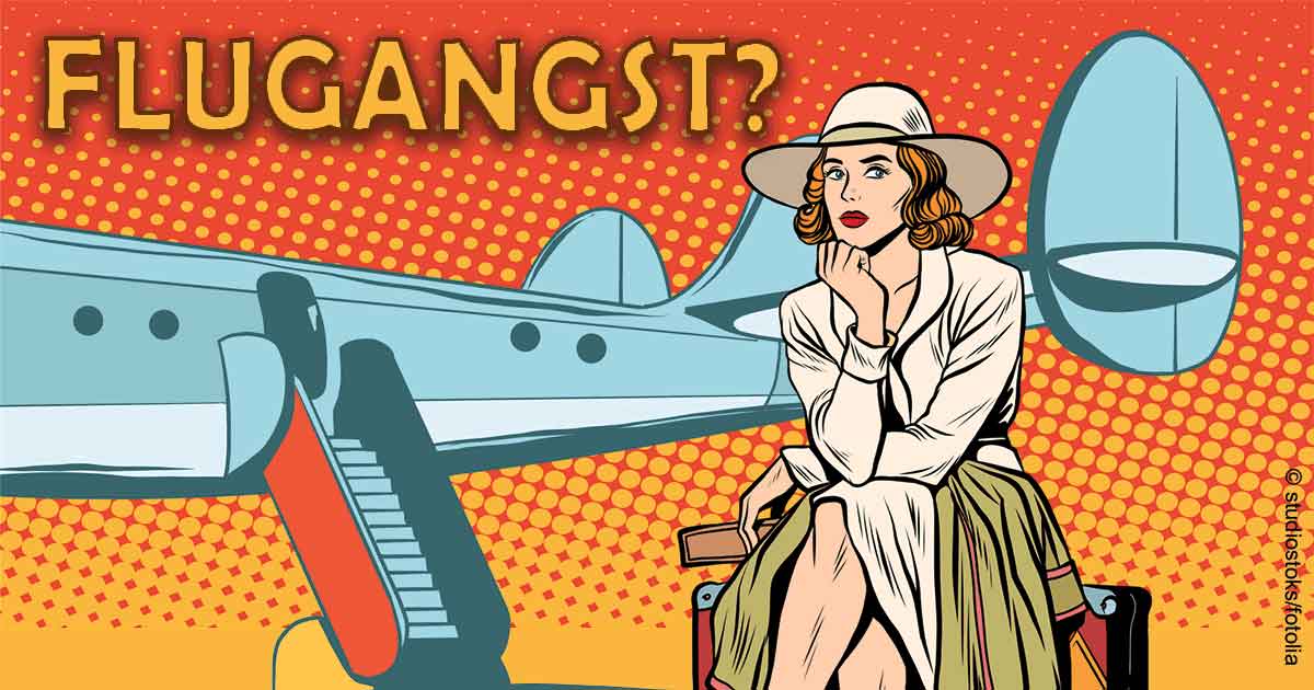 Mit Hypnose gegen Flugangst